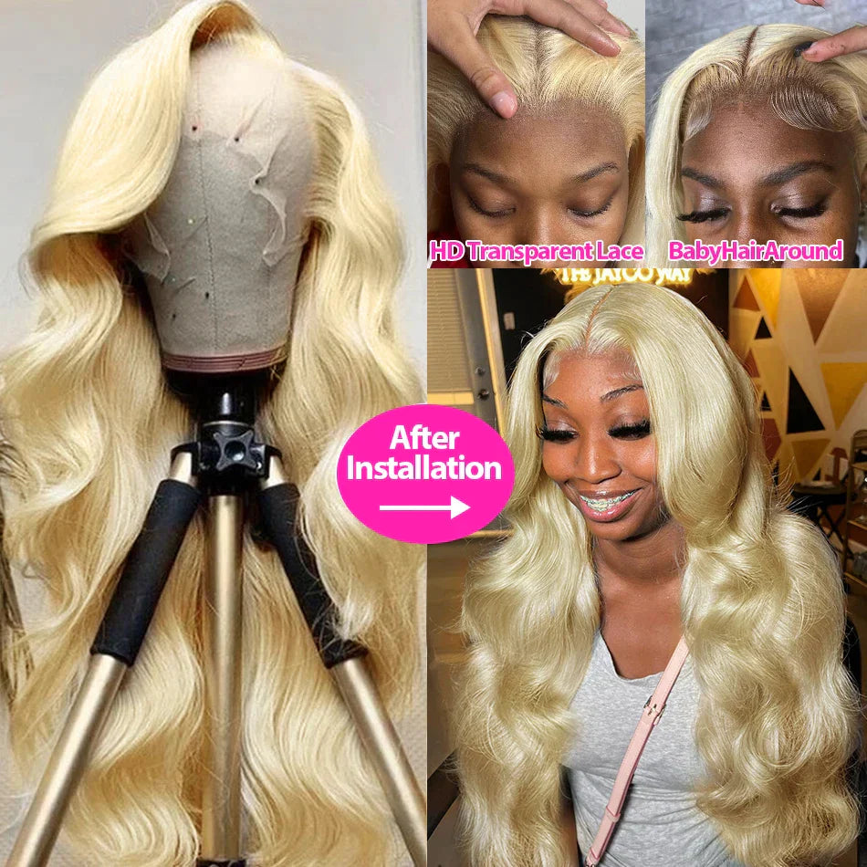 34 30 Inch 613 Hd Lace Frontal Wig