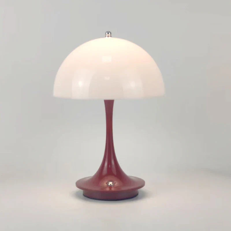 Wireless rechargeable lamp Portable Metal LED Dimming Metal