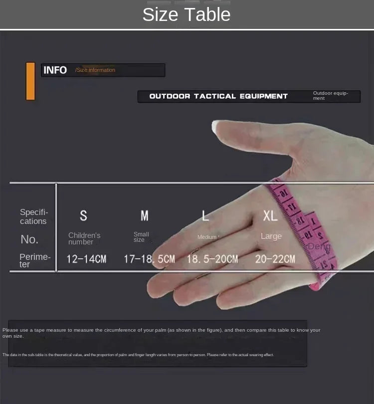 High Quality Tactical Semi-full Finger Super Technician Long