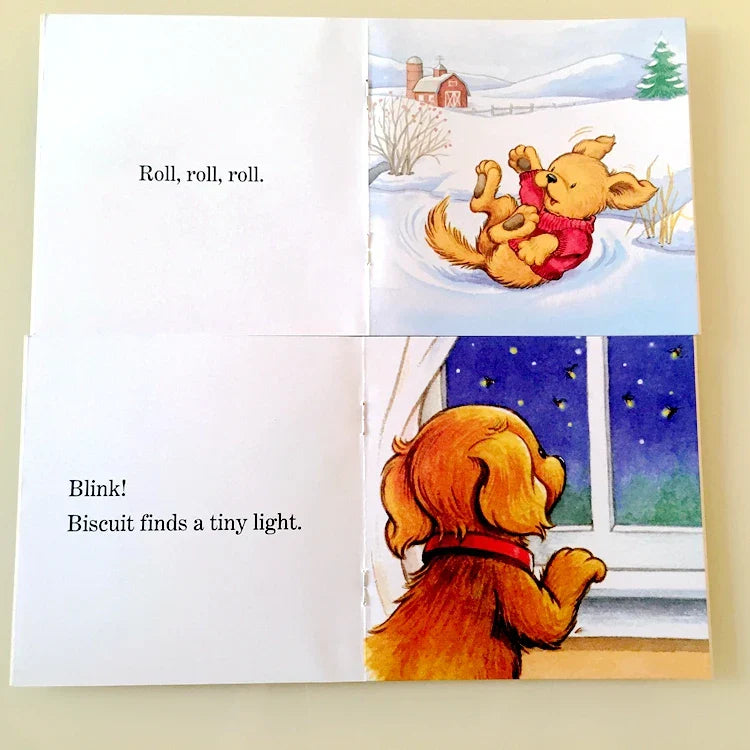 12Books/set Biscuit Series Phonics English Picture Books "I