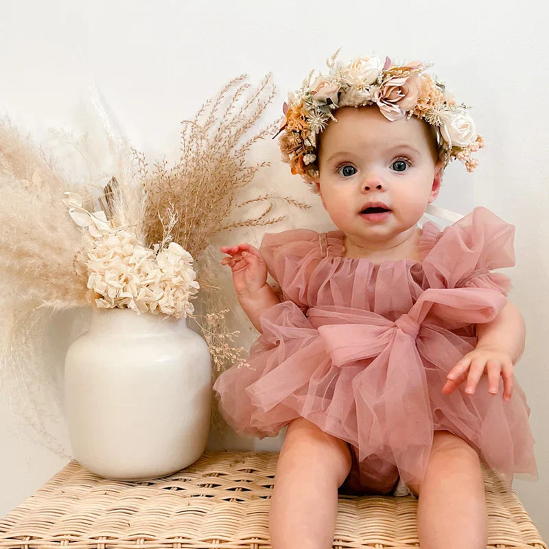 New Summer Multi-layered Ball Gown Mesh Toddler Baby