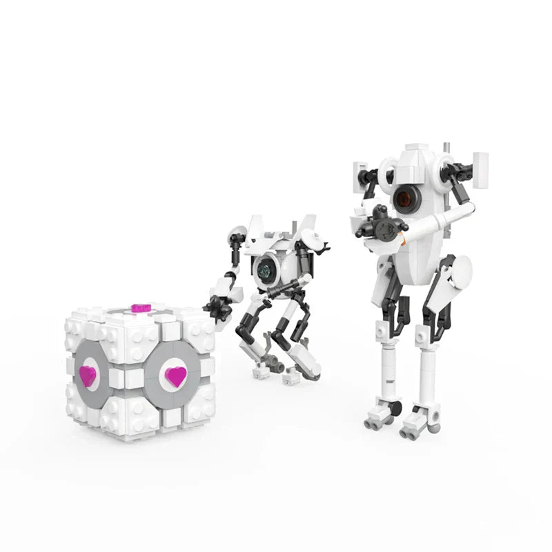 BuildMoc Apertured Science Portal GLaDOS Building Blocks Set