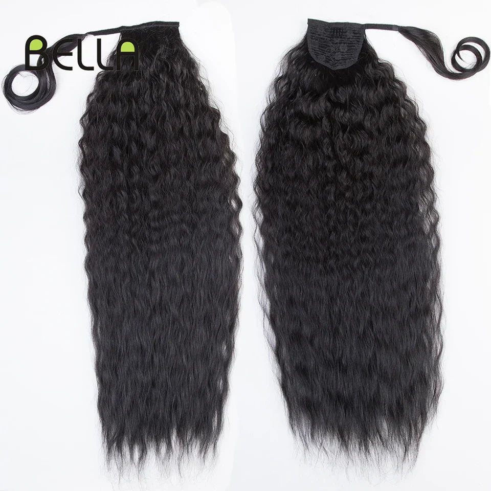 Bella Curly Synthetic Hair Ponytail Extensions 30 Inch