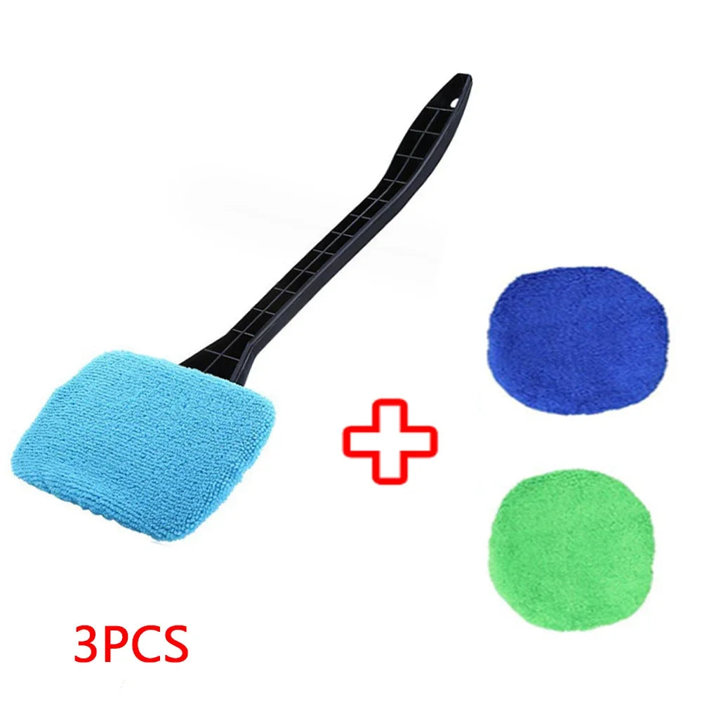 3PCSSet Auto Windshield Cleaning Brush Long Handle Car