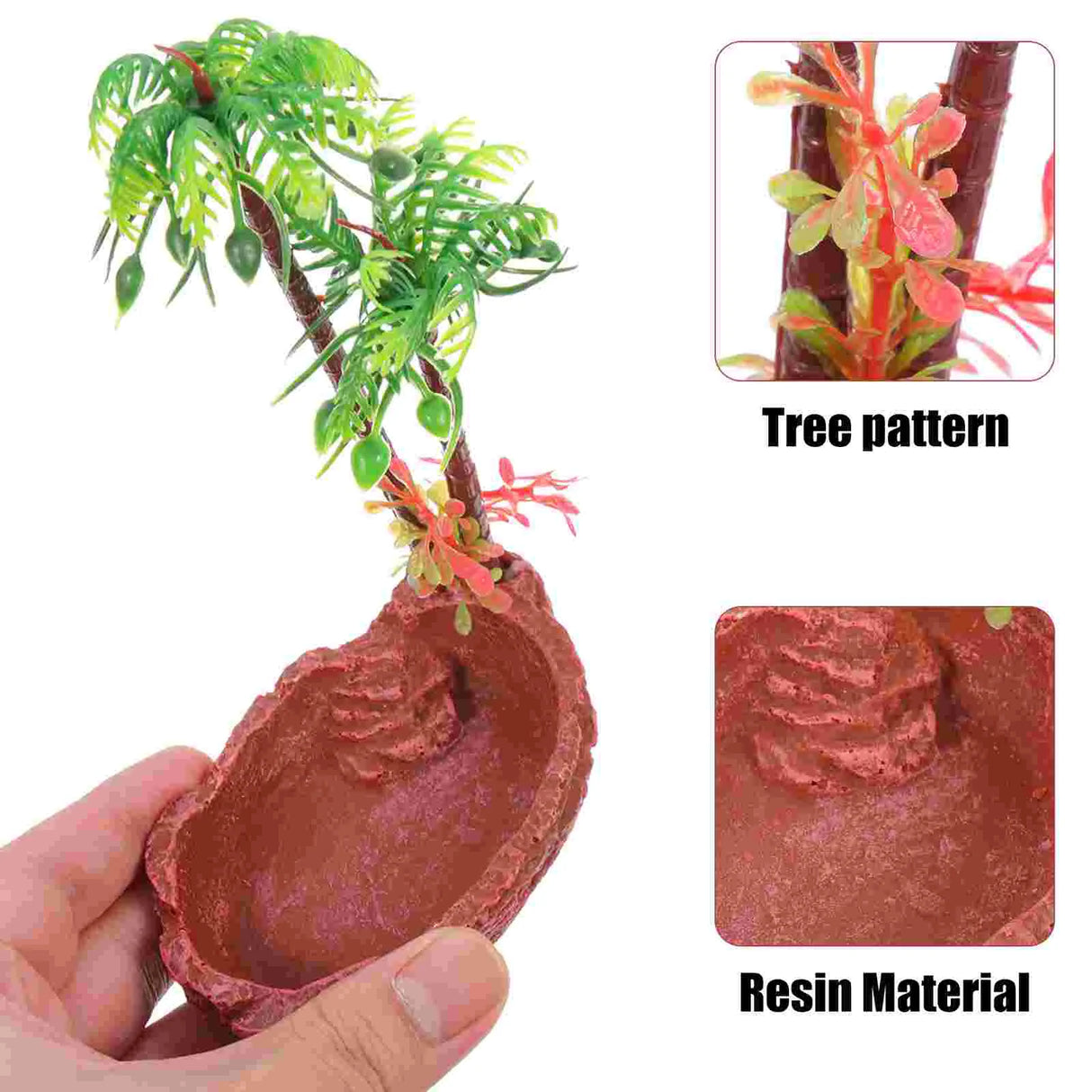Bowl Reptile Water Dish Tortoise Feeding Turtle Snake