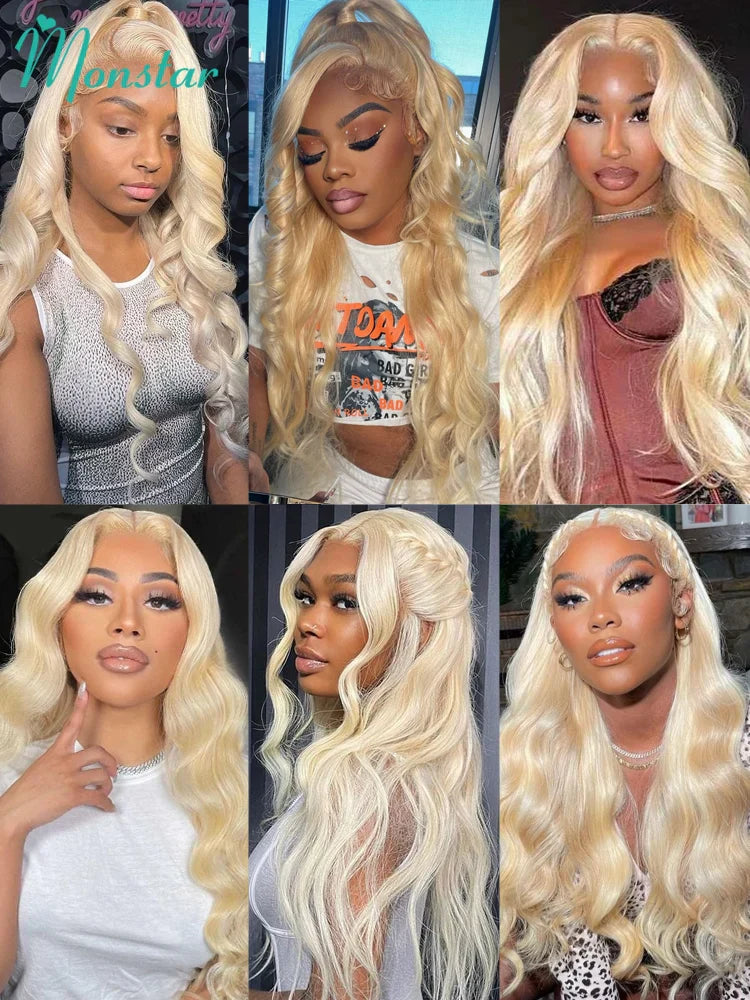 13x4 13x6 360 Transparent 613 Lace Frontal Wig