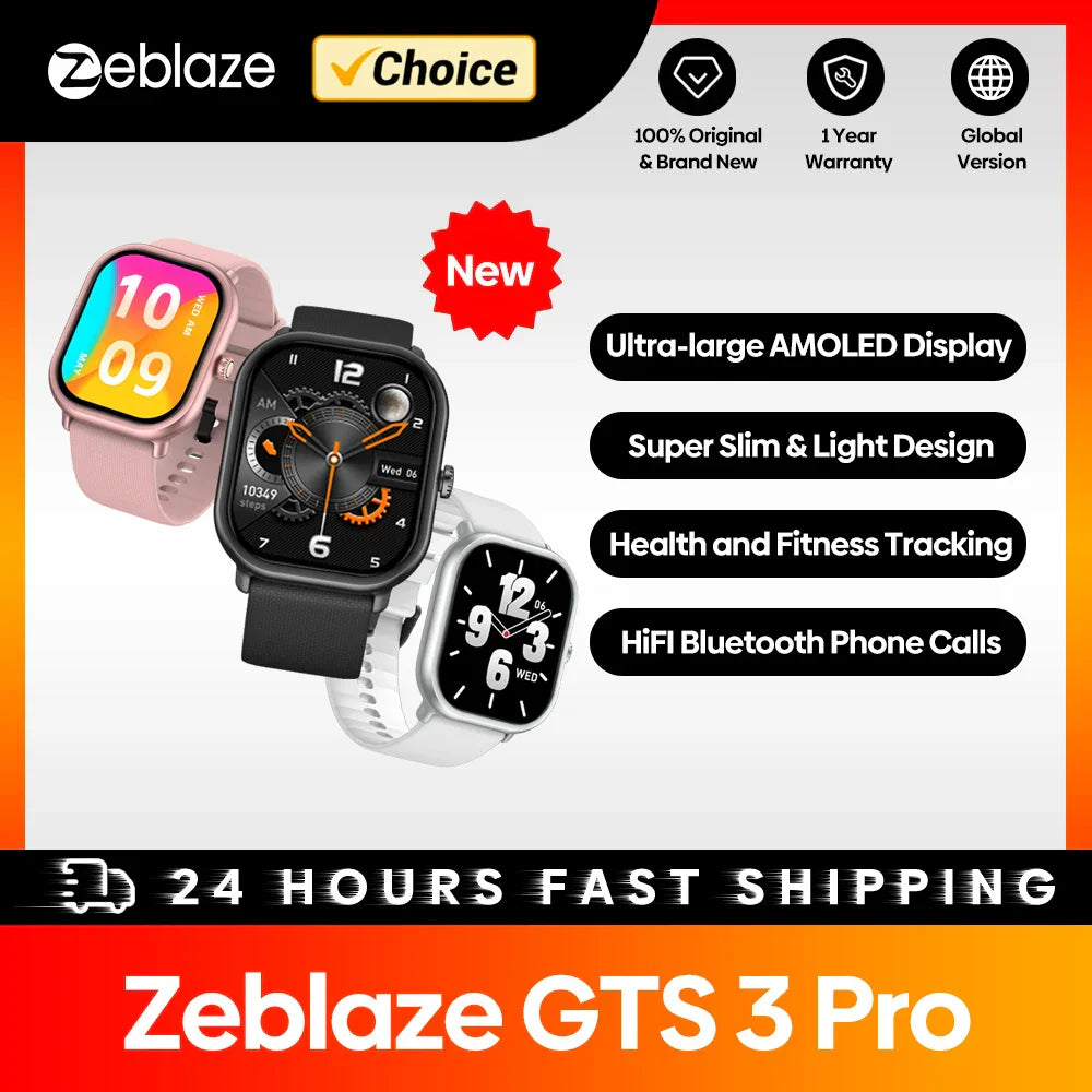 New Zeblaze GTS 3 Pro Voice Calling Smart