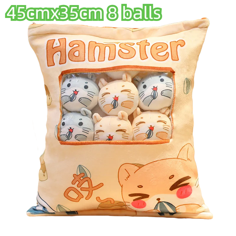 Cartoon Ramen Puff Cookie Bag Bubble Tea Plush