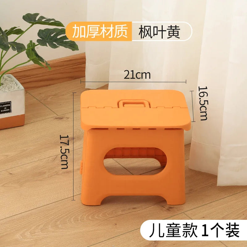 Portable Plastic Folding Stool Outdoor Fishing Stool Small