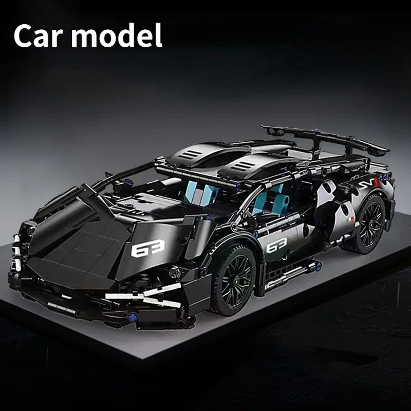 PCS Technology 1:14 Supercar building blocks Assemble brick