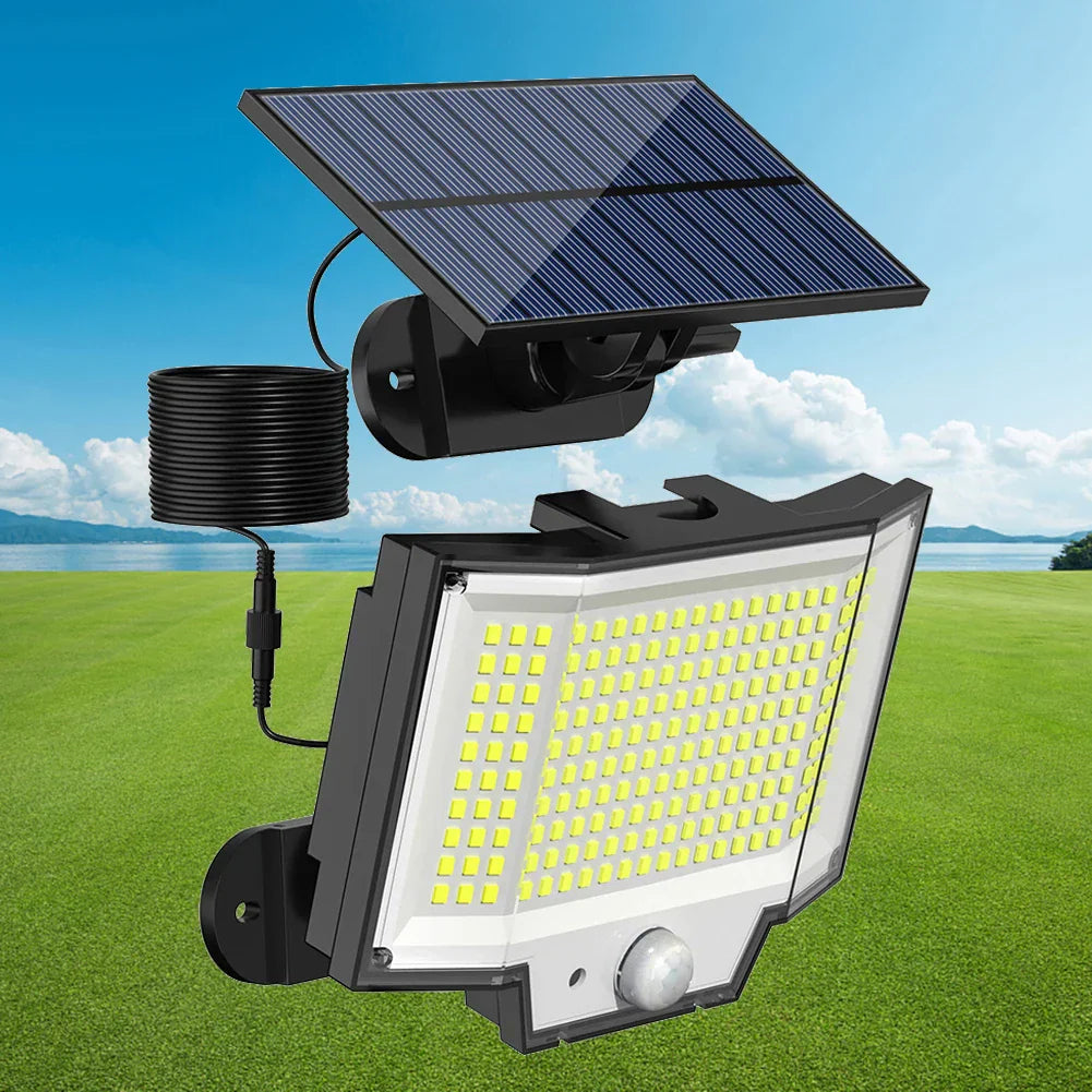 200LED Trifold Porch Lights Fall Prevention Wall Lamp