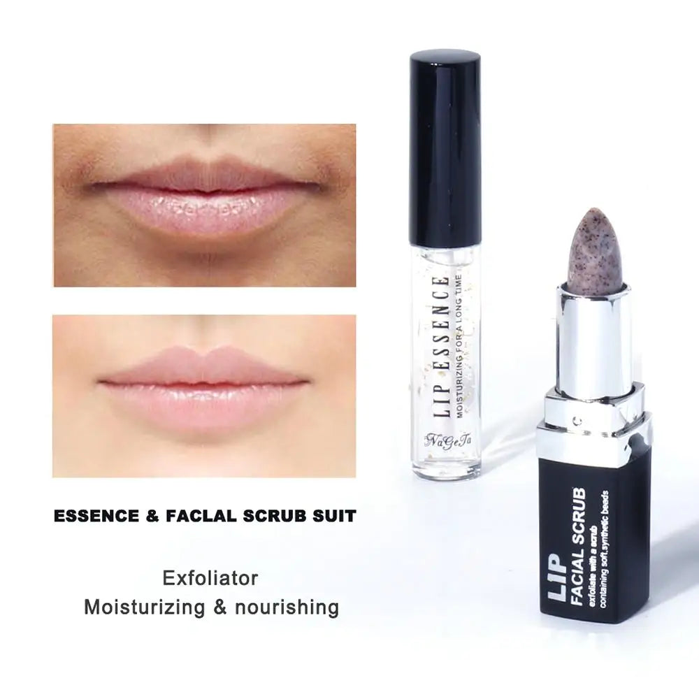 NAGETASet Lips Care Exfoliating Scrub Lip Balm +