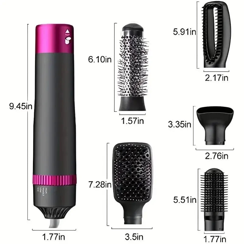 HOMEFISH 5 in 1 Hair Dryer Brush Hot