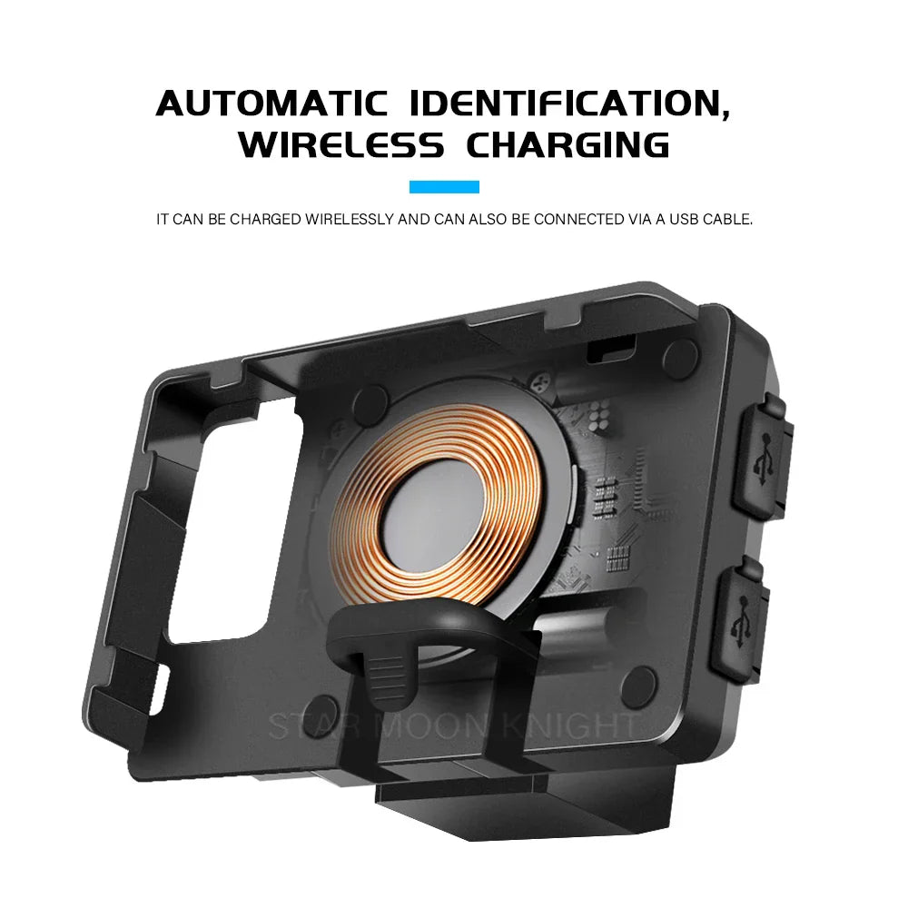 Motorcycle USB Mobile Phone GPS Navigation Bracket Wireless