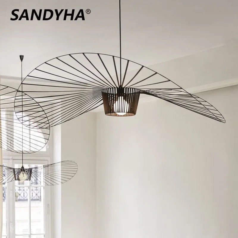 SANDYHA Modern Nordic Hats Pendant Lights Industrial Home