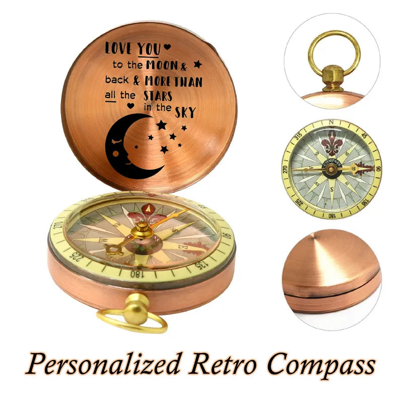 Anniversary Compass Gifts for Husband Boyfriend Men Him
