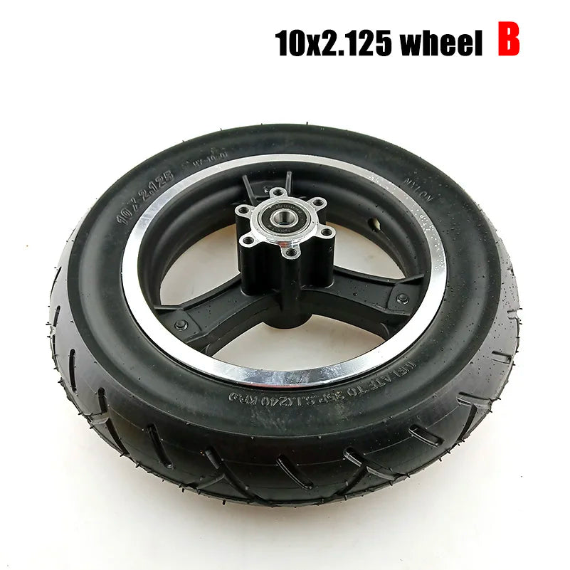 10x2.125 / 10x2.5 Inch Wheel Hub Electric Scooter Explosion-Proof Tire Set
