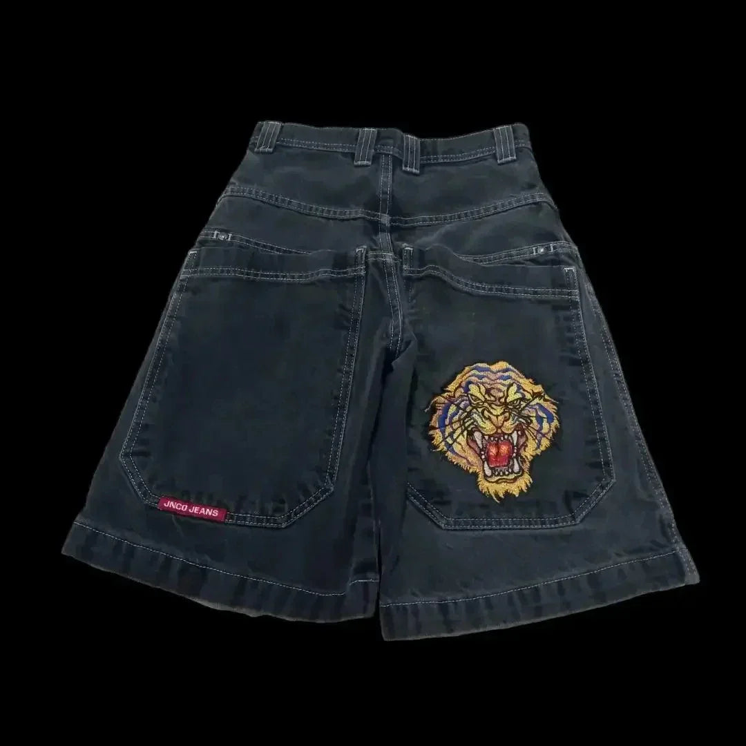 Streetwear JNCO Shorts Y2K New Harajuku Dice 7