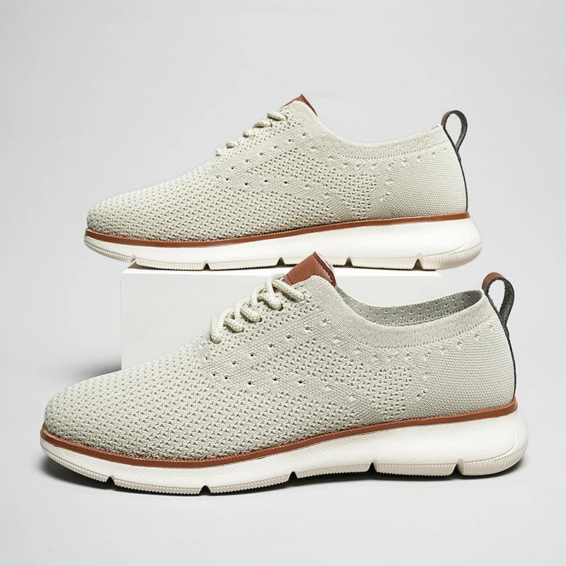 Mens Casual Shoes Fashion Lightweight Breathable Soft-Soled Mesh Shoes Luxury Designer Outdoor Sports Fitness Sneakers Big Size