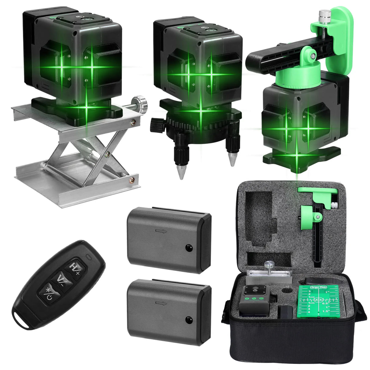 Multifunctional Laser Level 16/12 Lines Green Light Laser