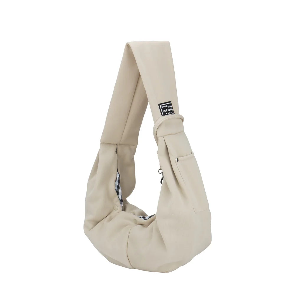 Portable Pet Shoulder Bag Phone Pocket Outdoor Carrier