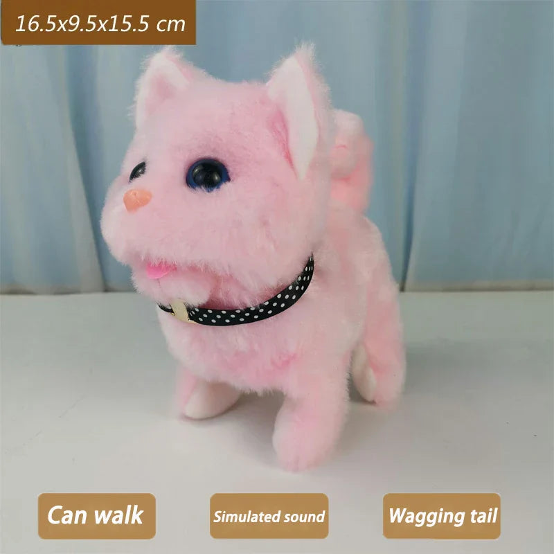 New Walking Kitty Plush Toy Electric Interactive Cat