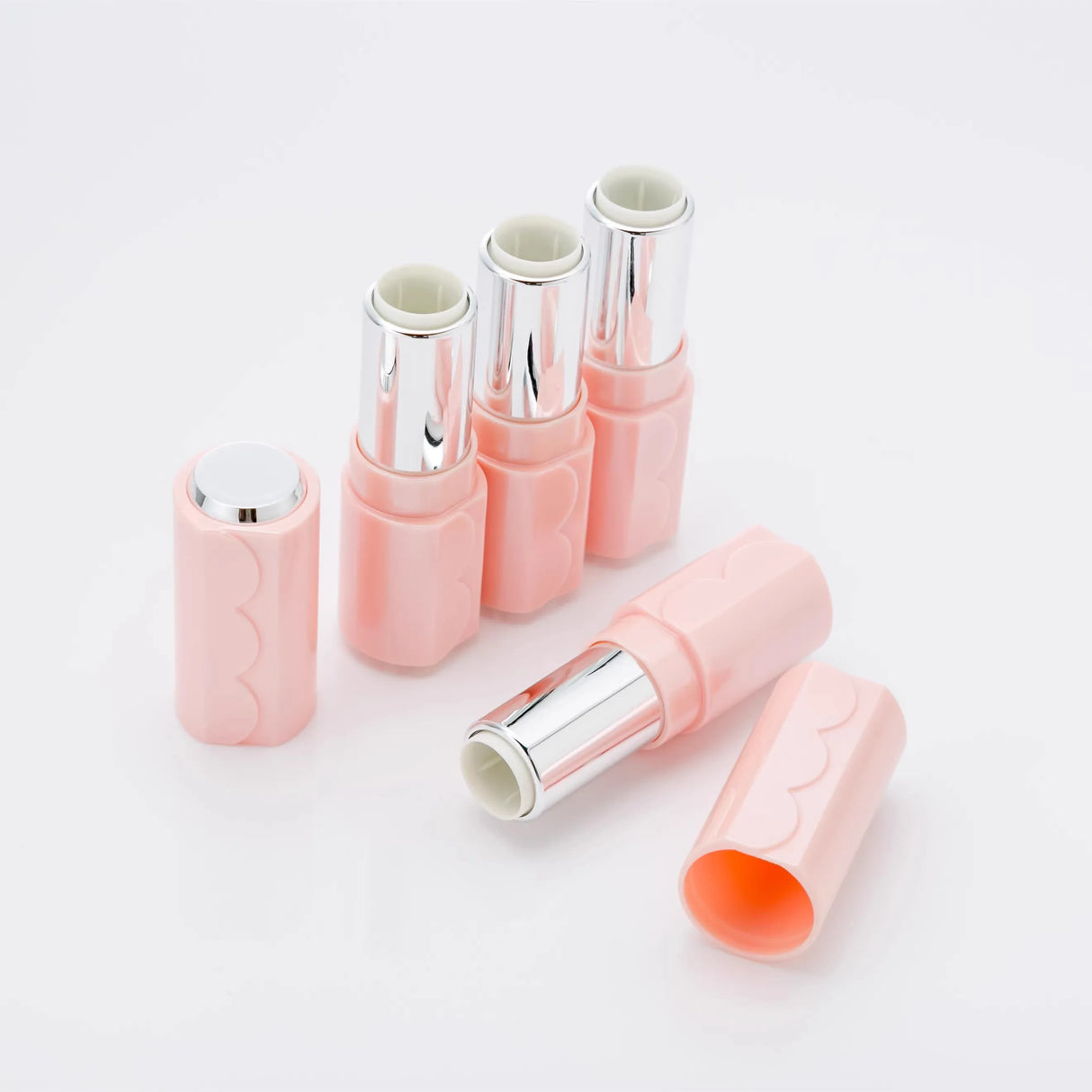 12.1mm Pink Lipstick Tube DIY Round Lip Balm
