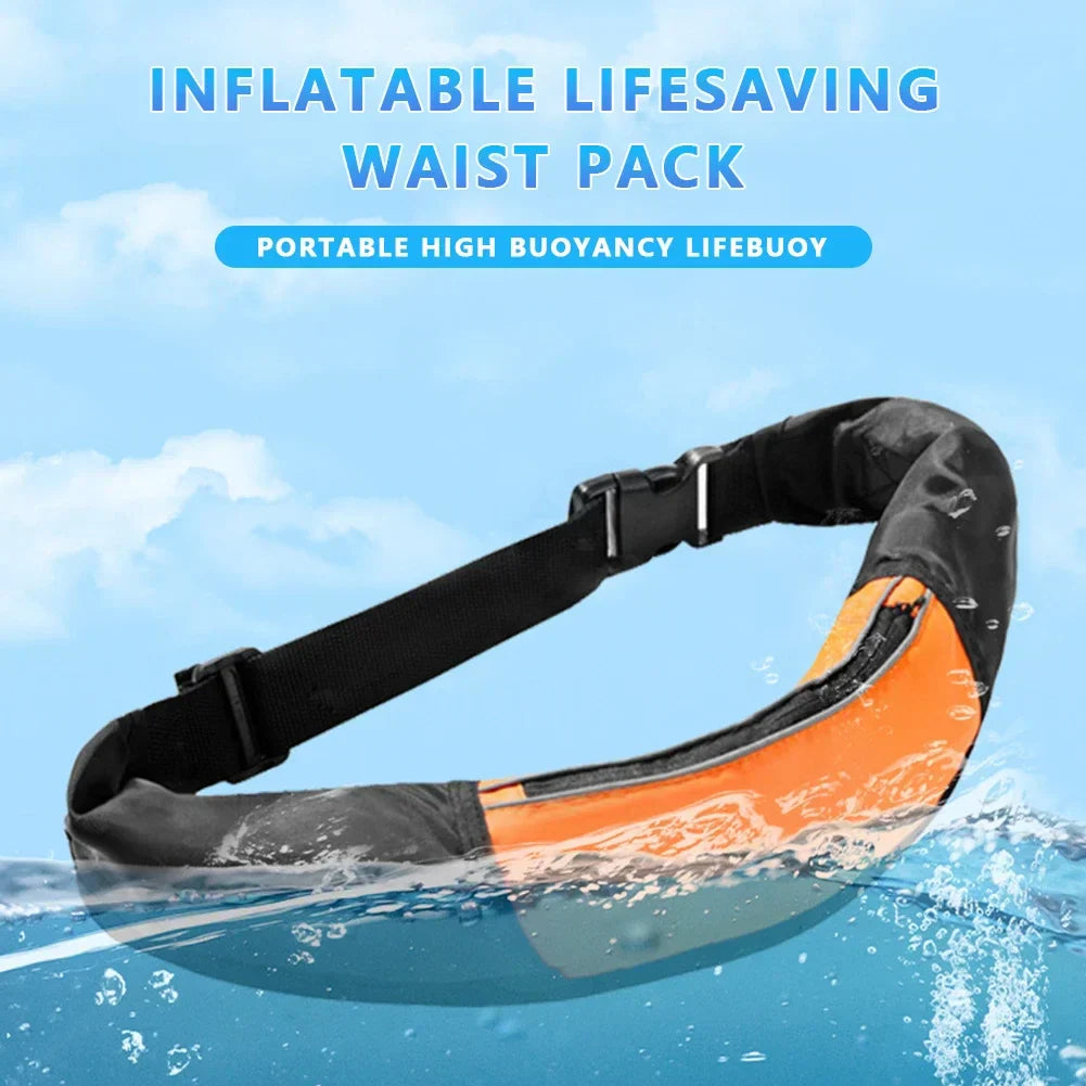 Inflatable Drifting Safety Life Belt Portable Oxford Buoyancy