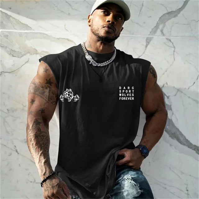 Summer NEW Brand Men Gym Tank Tops Workout