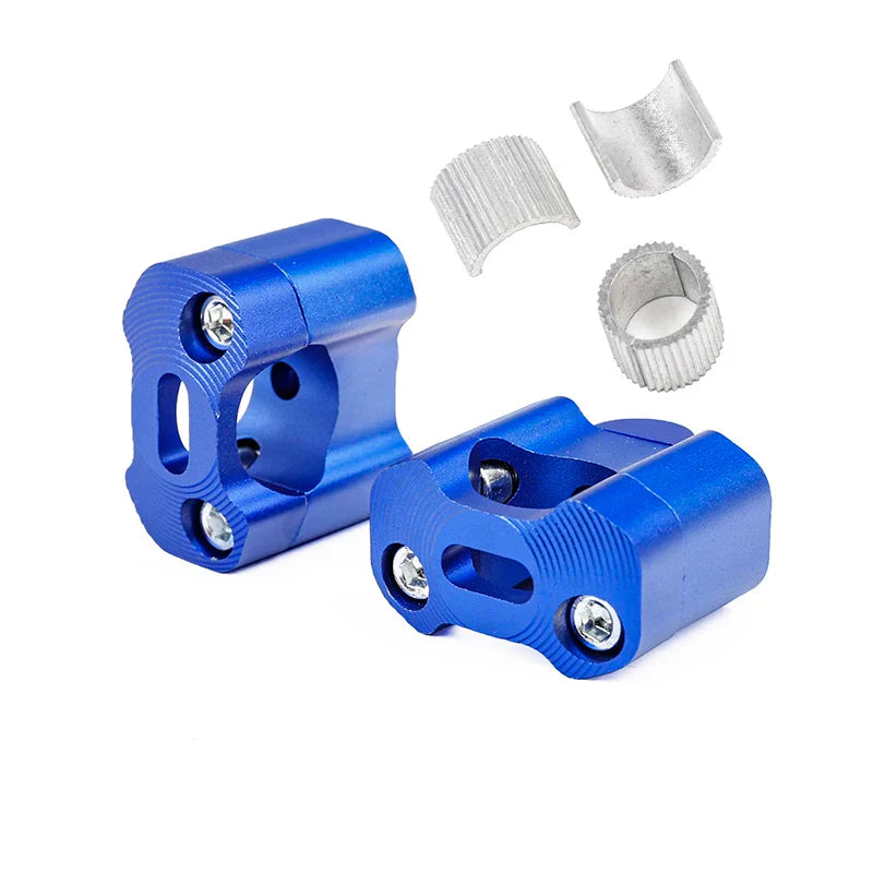 CNC Off-Road Motorcycle Bar Clamps Handlebar Risers Adapter 22mm/28mm