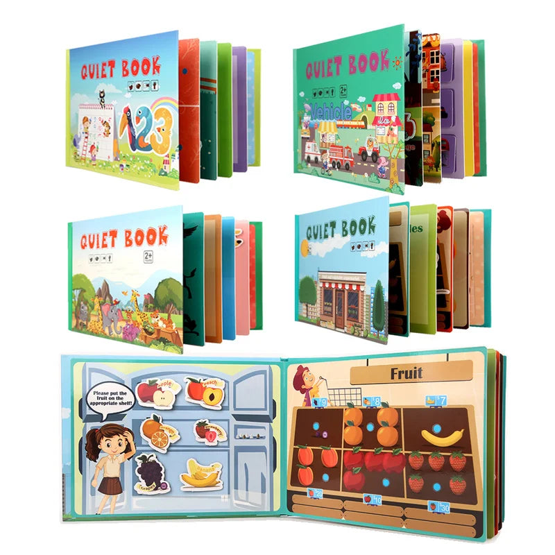 My First Busy Book Montessori Toys Baby Educational