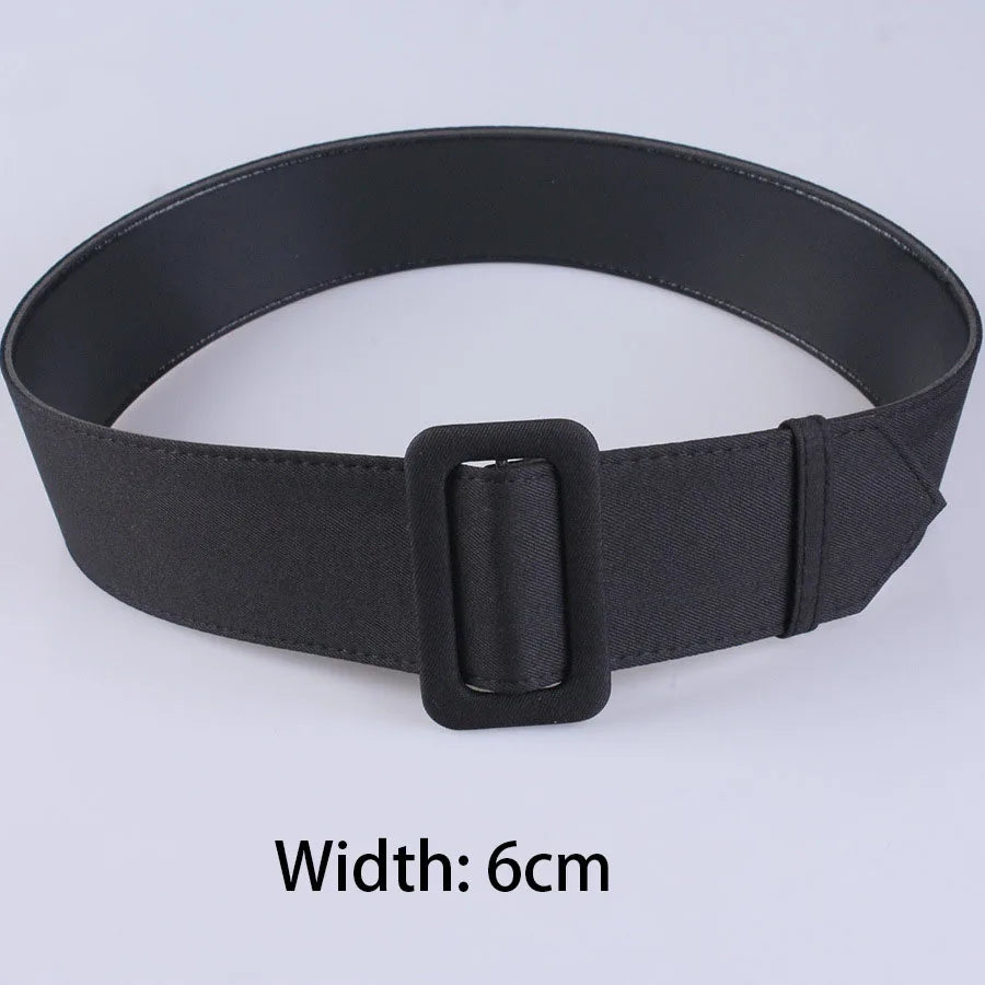 Width 2cm/4cm/6cm Women's Belt Fashion Casual Simple All-match