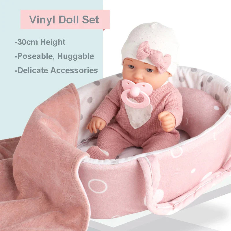 12''/30cm Baby Doll Playset in Gift Box with