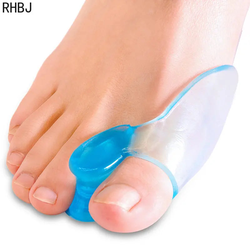 2Pcs Silicone Gel Thumb Corrector Bunion Foot Toe
