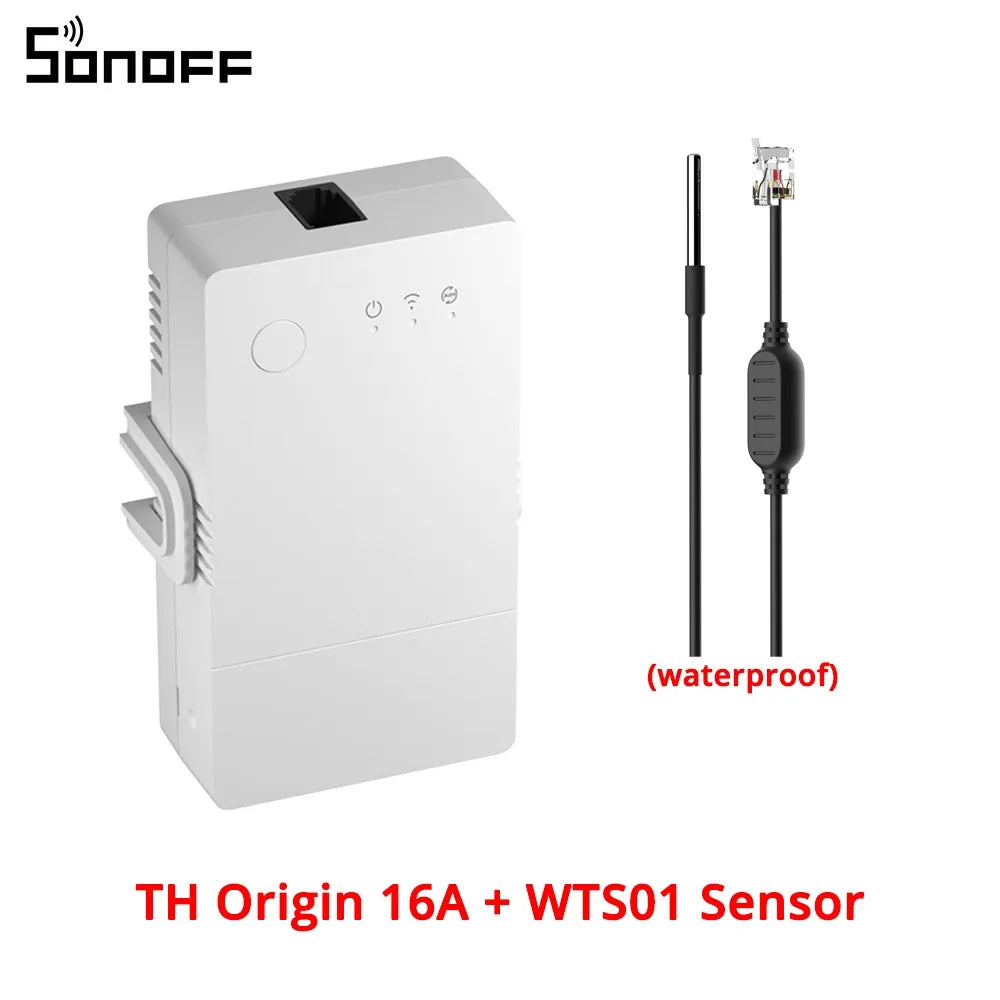 Sonoff TH16 Smart Wifi Switch Monitoring Temperature Humidity