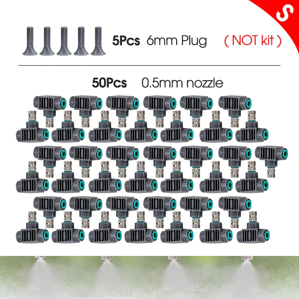 0.5MM Adjustable Spray Nozzle Automatic Irrigation Equipment 45W