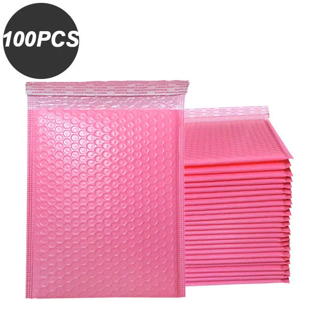 100 Pcs Black Bubble Mailer Bubble Padded Mailing
