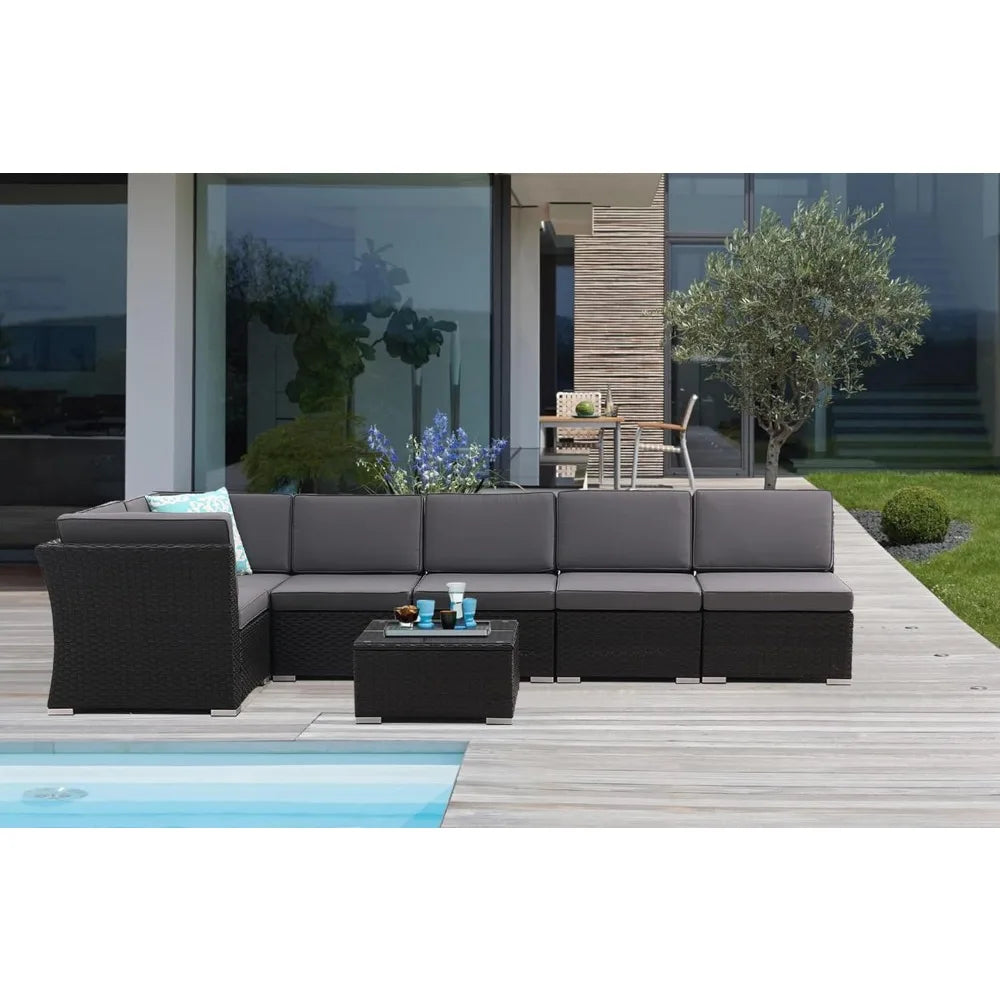 Patio Furniture Outdoor Set, Terrace Sofa Set, All-weather
