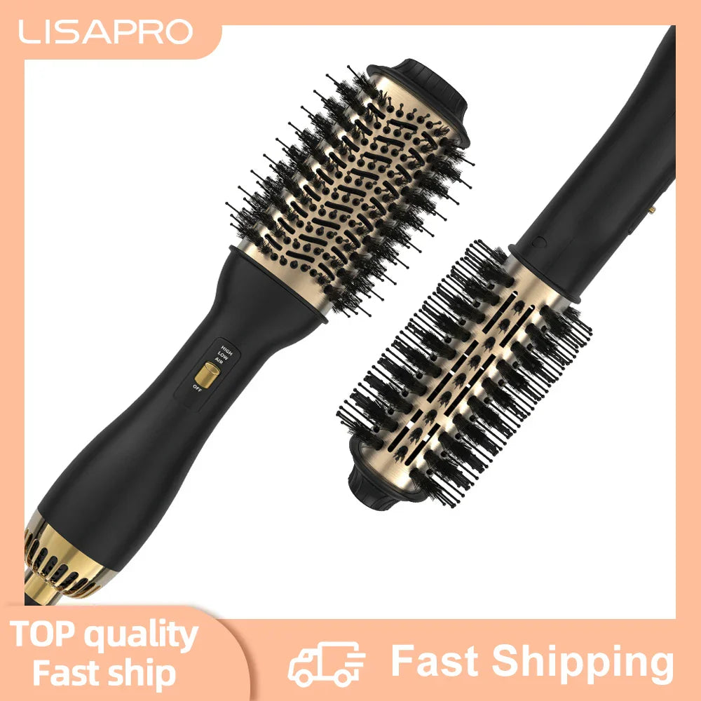 LISAPRO One-Step Hot Air Brush&Volumizer PLUS 2.0 Hair