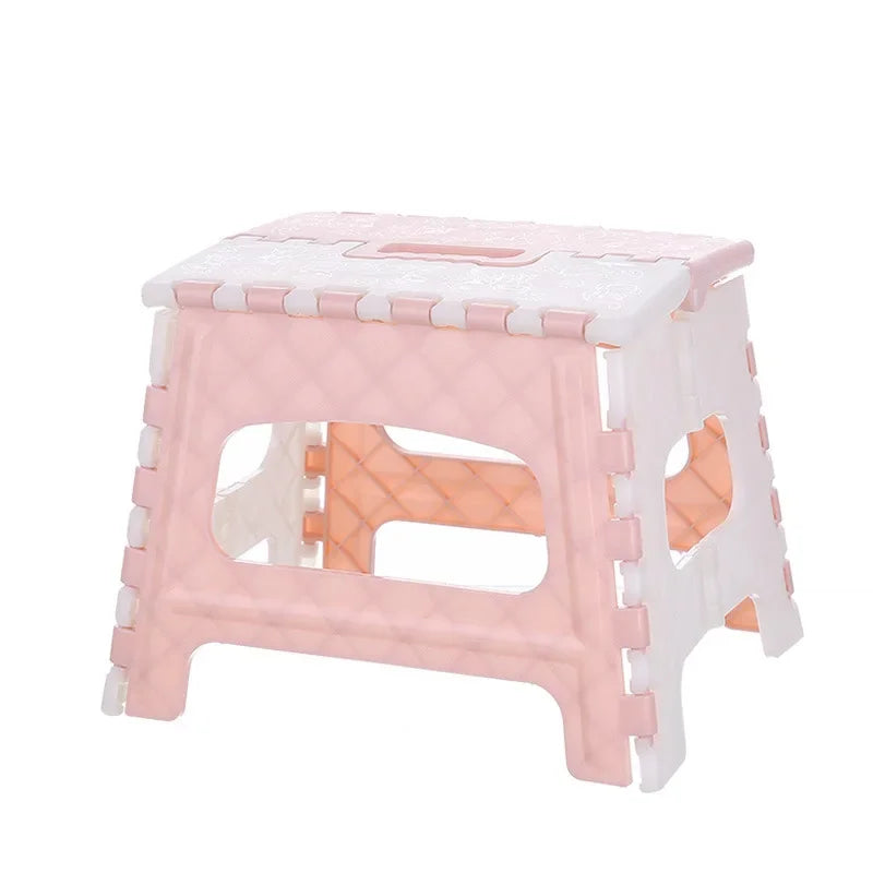 Plastic bathroom folding small bench children adult outdoor