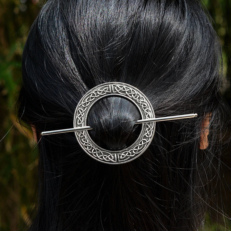 Witch Woodland Goddess Crescent Moon Dragonfly Hairstick Fairy