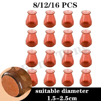 New 16pcs Silicon Non-Slip Furniture Leg Chair Caps