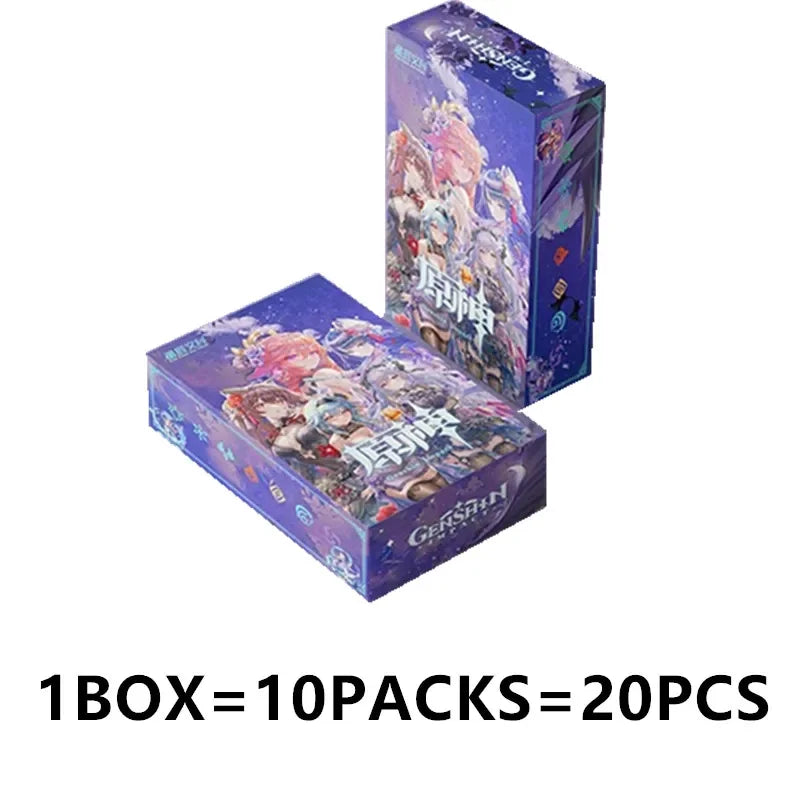 Game Anime Genshin Impact Rare Collectible Card Toy