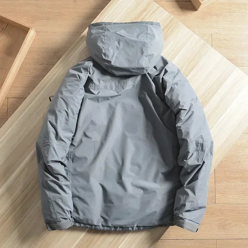 Mens Snow Parkas Hooded Windproof Waterproof Brand Down