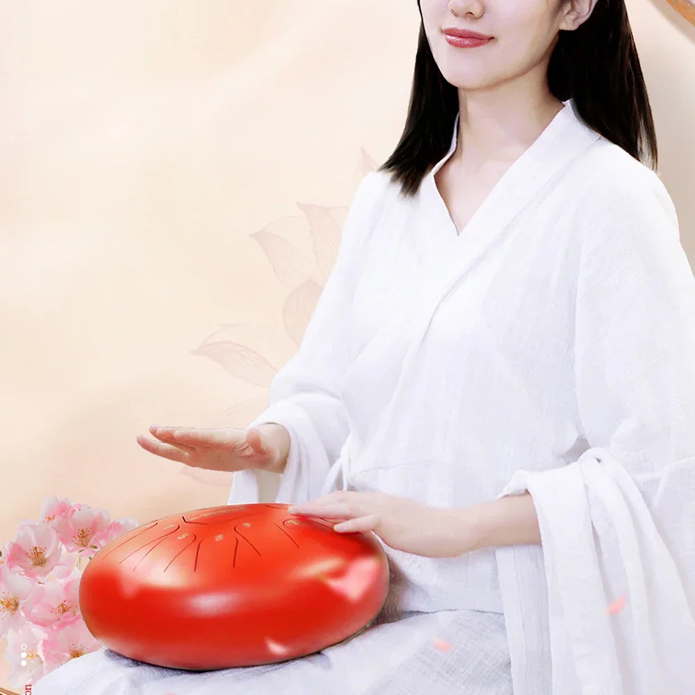 8 Inch Steel Tongue Drum 11 Notes Handpan