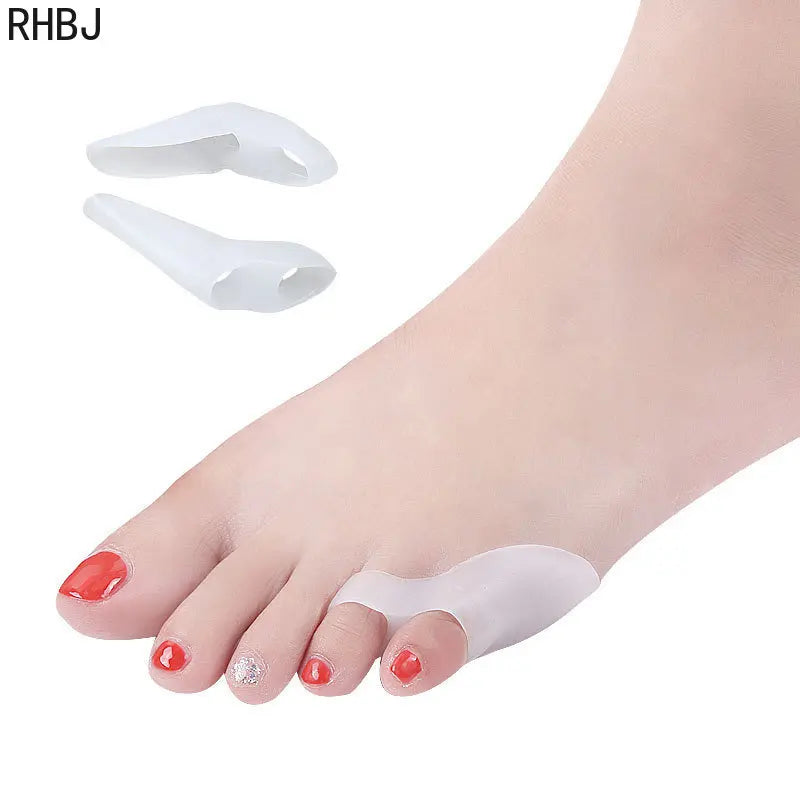 2Pcs Silicone Gel Thumb Corrector Bunion Foot Toe
