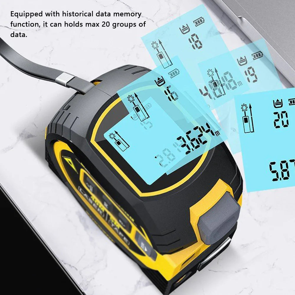 Laser Distance Meter Measuring Laser Tape Measure Digital