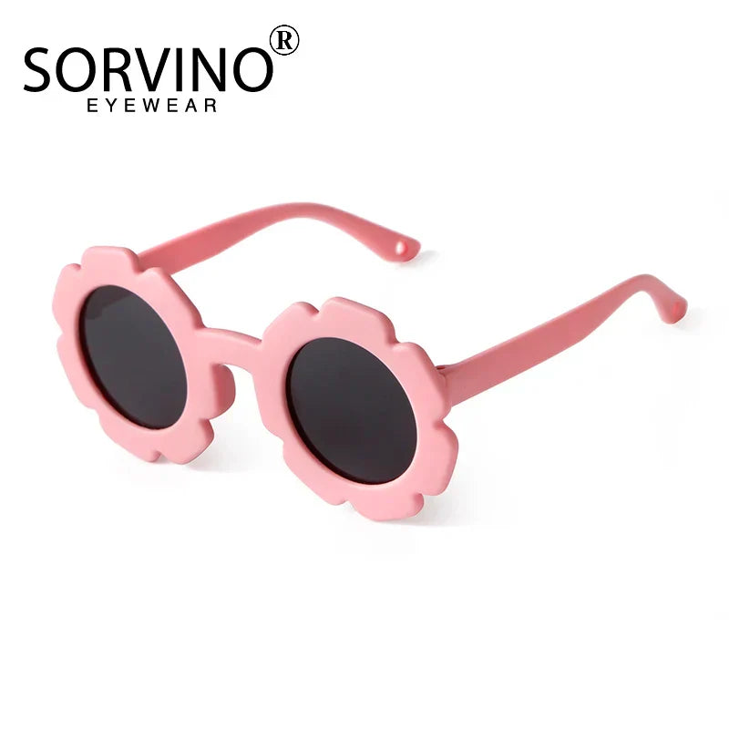 SORVINO Vintage Kids Sunglasses Child Sun Glasses Round