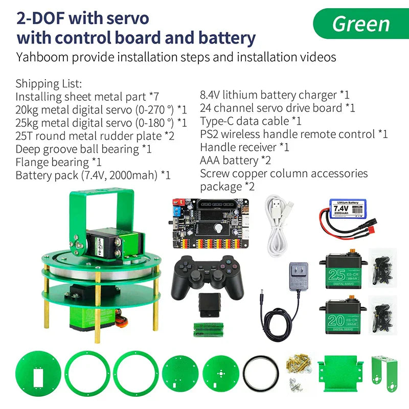 2DOF Electric Rotatable Rotary Robot Arm Base Platform