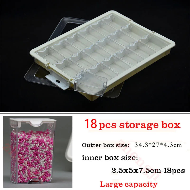 5D Diamond Painting Embroidery Accessories Tool Storage Box